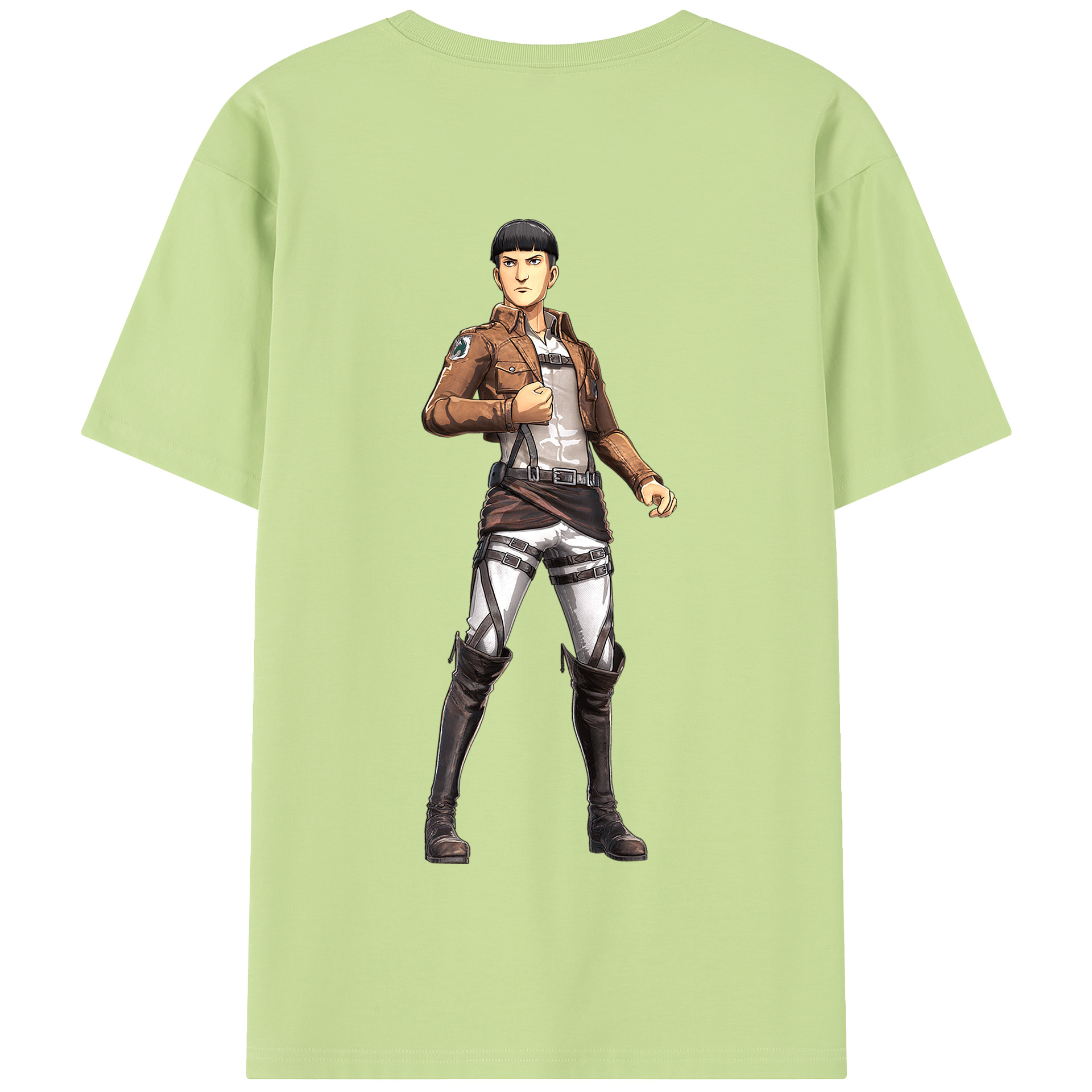（画像用） 進撃の巨人 Attack on Titan 綿100％半袖Tシャツ（背面プリント）